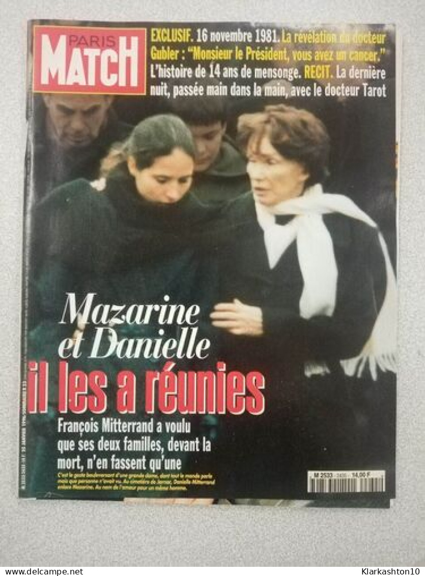 Paris Match N°2435 - Unclassified