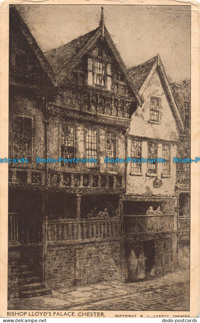 R059056 Bishop Lloyds Palace. Chester. Minshull And Meeson. 1915 - World