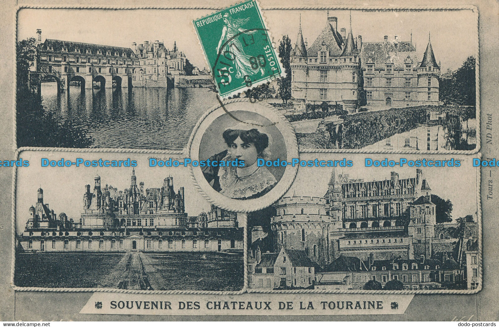 R059067 Souvenir Des Chateaux De La Touraine. Multi View. 1908 - World