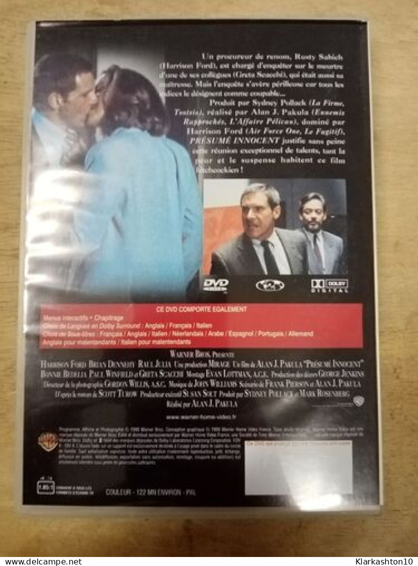 DVD Film - Présumé Innocent - Other & Unclassified