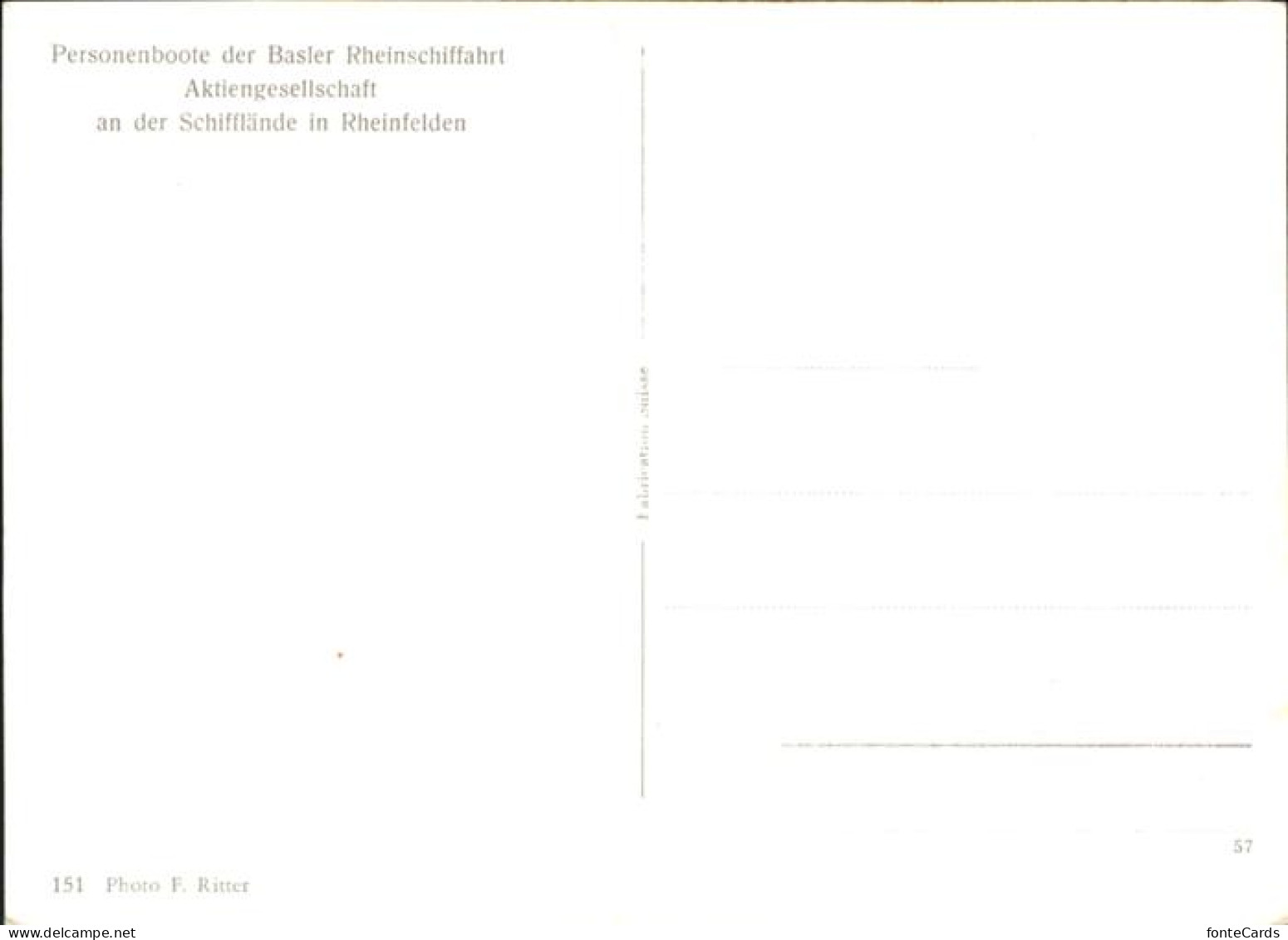 10958082 Rheinfelden AG Bruecke Schiff Rheinfelden - Autres & Non Classés