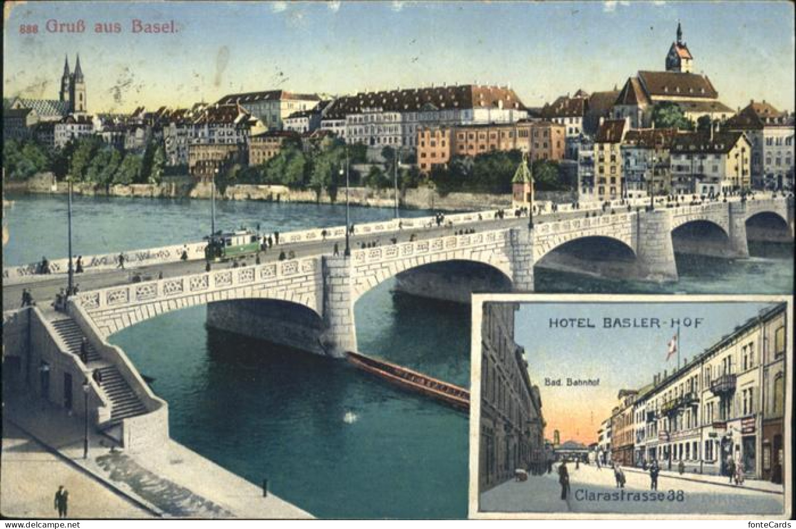 10957810 Basel BS Bruecke Hotel  Basler Hof Basel BS - Other & Unclassified