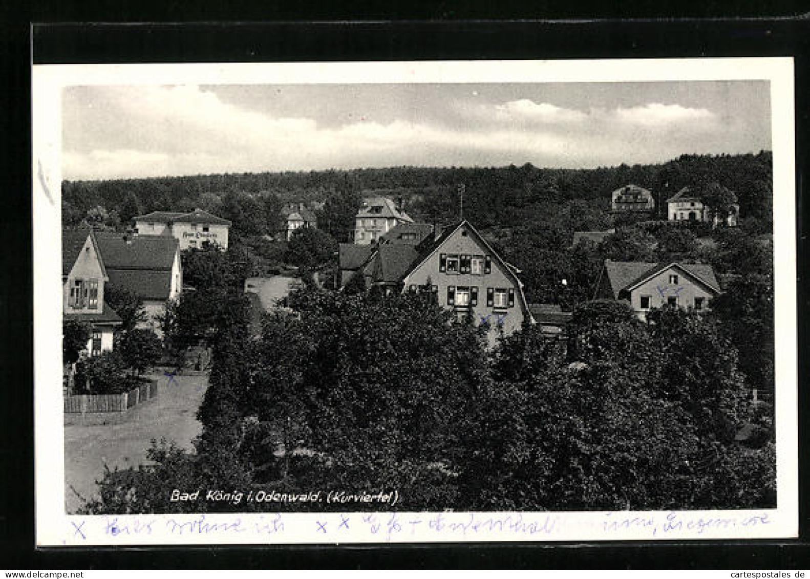 AK Bad König I. Odw., Kurviertel Im Grünen  - Bad König