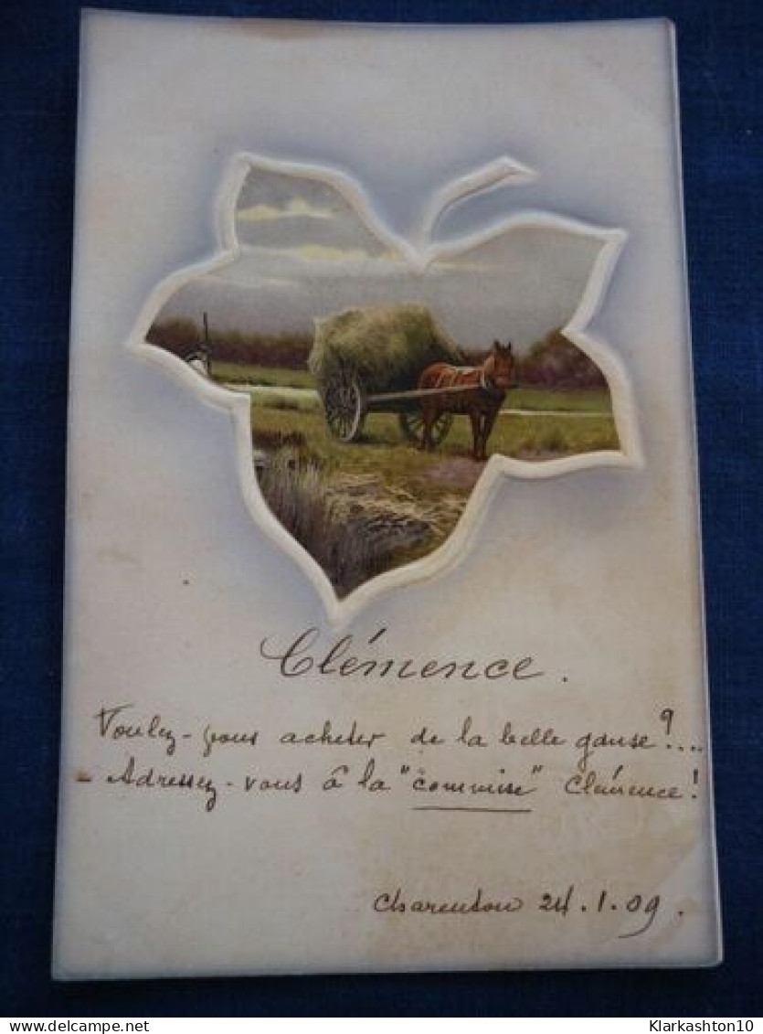 Carte Postale Cheval Moisson CPA - Unclassified