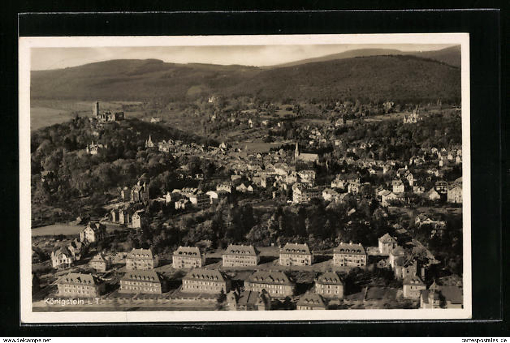 AK Königstein I. T., Totalansicht Aus Der Vogelschau  - Koenigstein