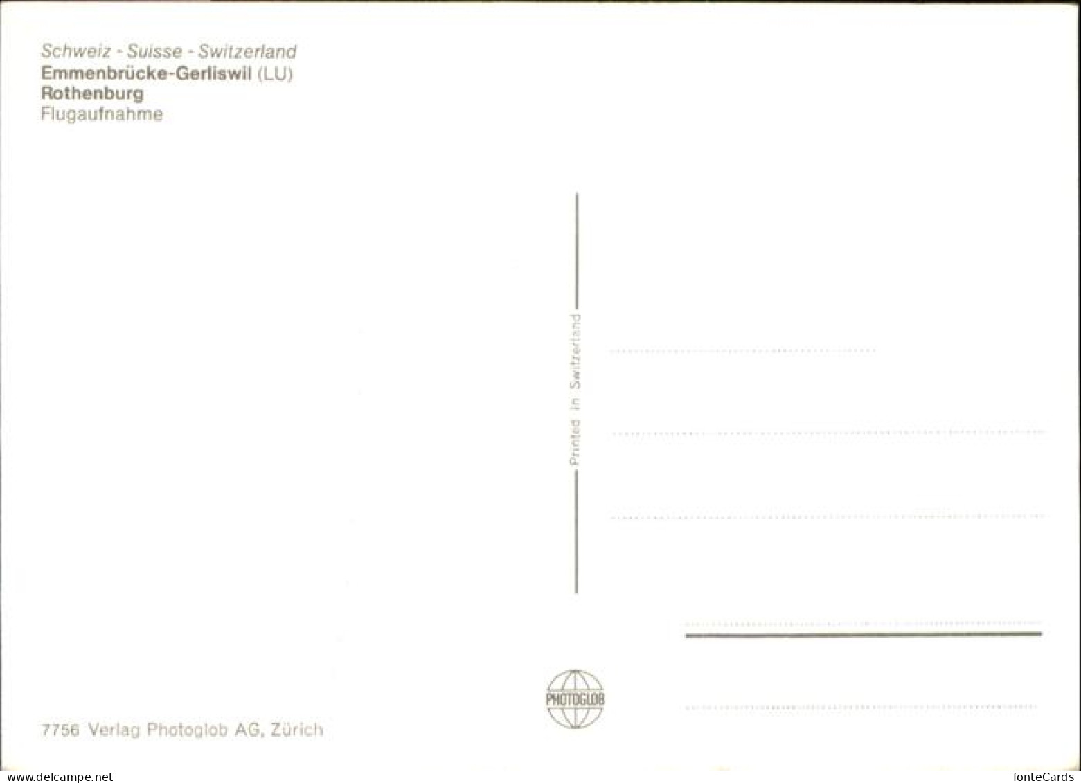 10957649 Emmenbruecke Gerliswil Rothenburg Fliegeraufnahme  Emmenbruecke - Sonstige & Ohne Zuordnung