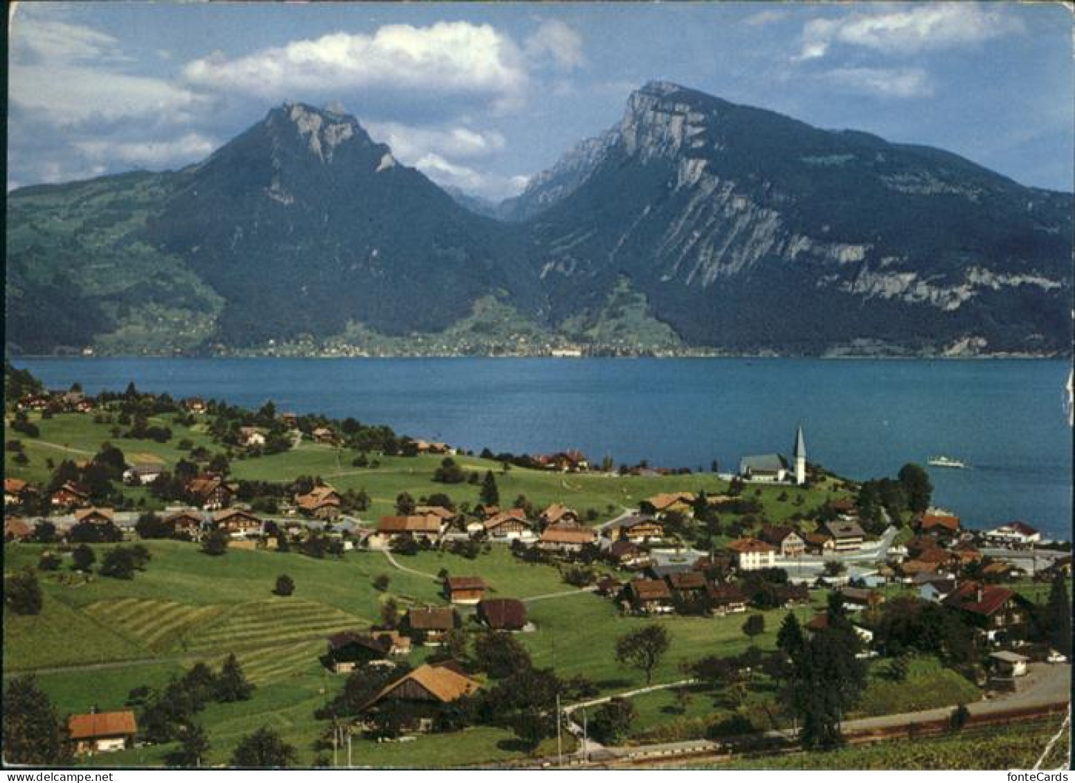 10957648 Faulensee Sigriswiler Rothorn Niederhorn Thunersee Faulensee - Other & Unclassified