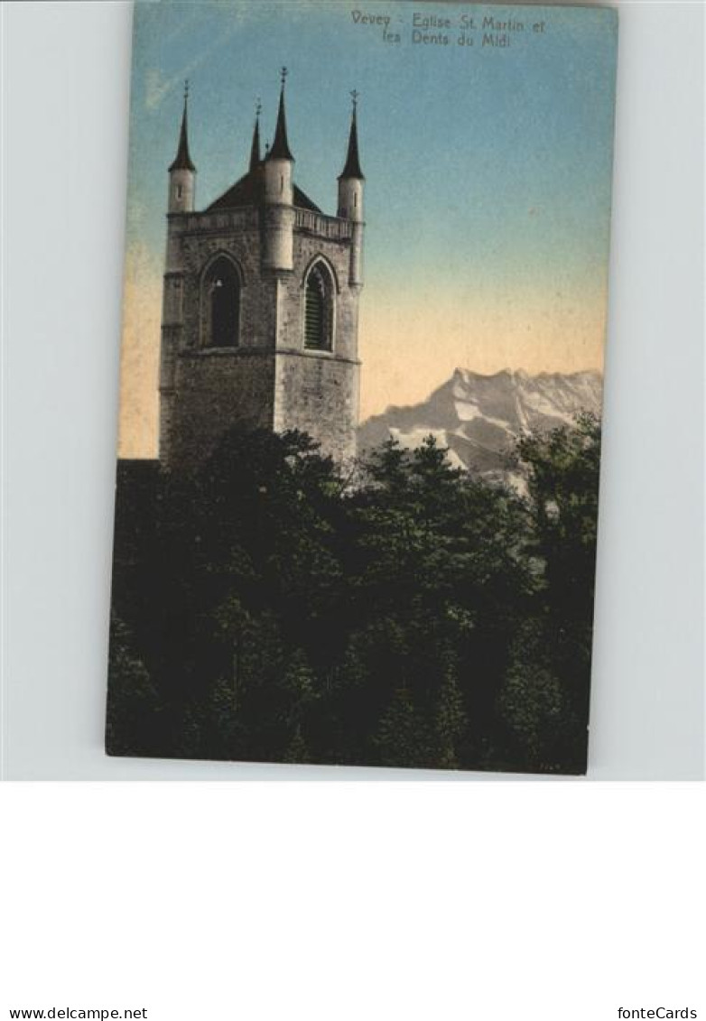 10957548 Vevey VD Eglise St Martin Dent Du Midi Vevey - Other & Unclassified