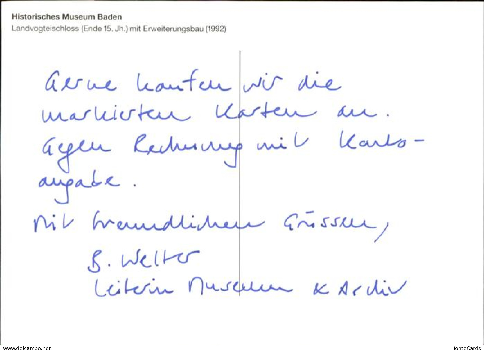 10957504 Baden AG Museum Holzbruecke Baden - Other & Unclassified