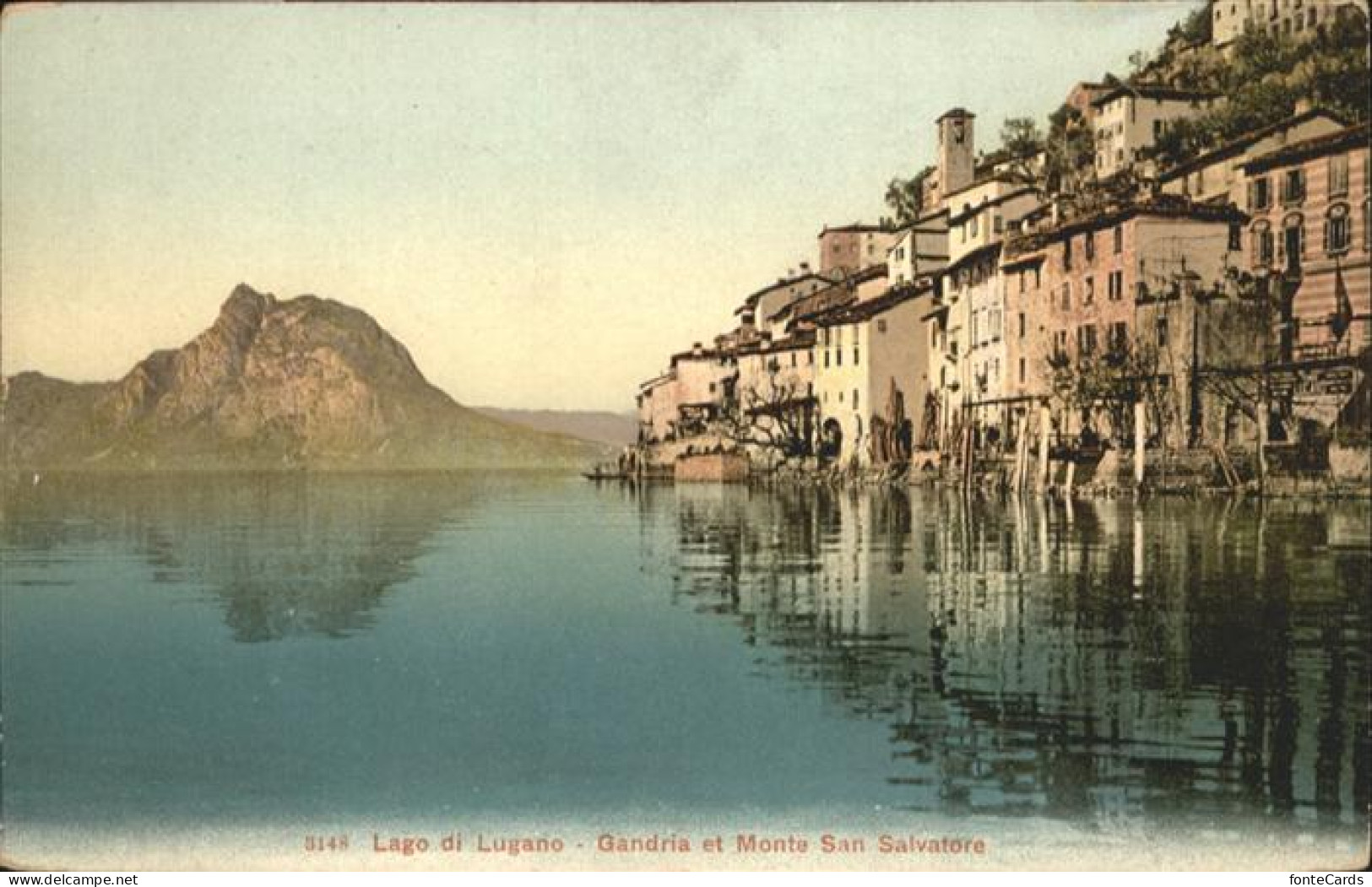 10957422 Gandria Lago Di Lugano Monte San Salvatore Gandria - Autres & Non Classés