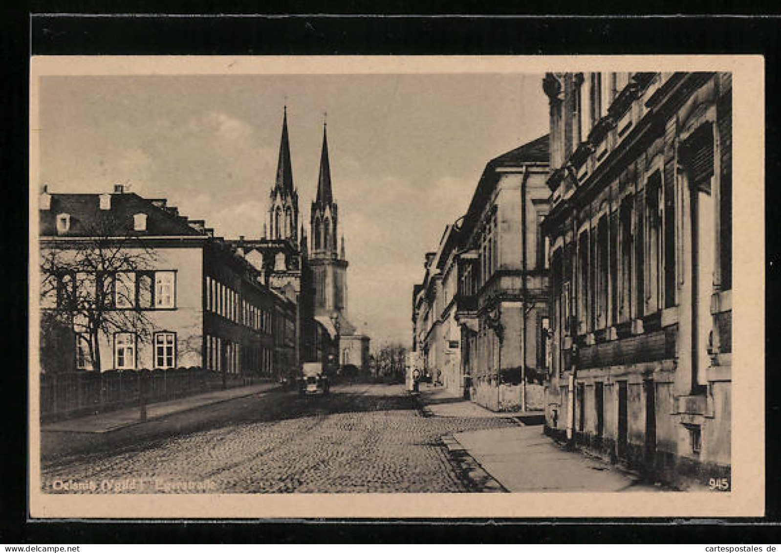 AK Oelsnitz I. Vgtld., Egerstrasse Mit Kirche  - Autres & Non Classés