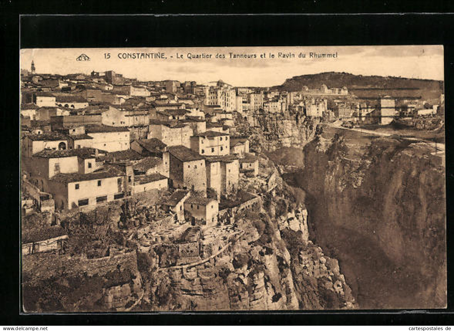 CPA Constantine, Le Quartier Des Tanneurs Et Le Ravin Du Rhummel  - Algiers