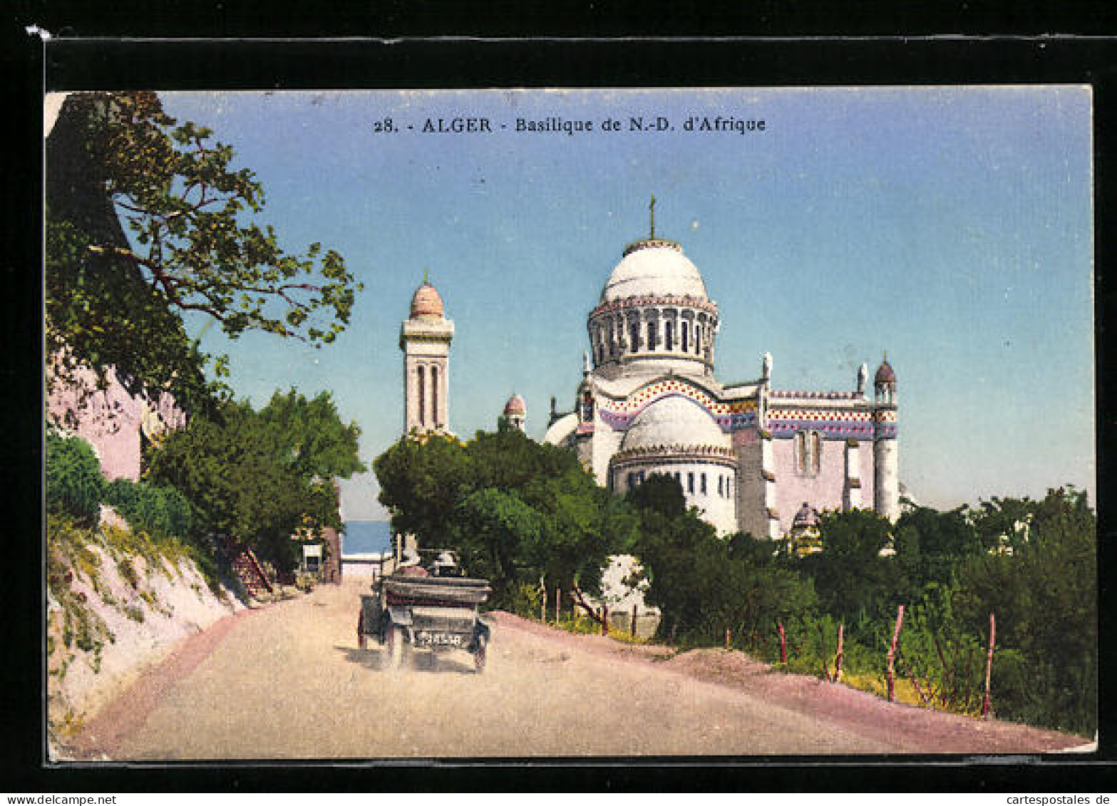 CPA Alger, Basilique De N.-D. D`Afrique  - Alger