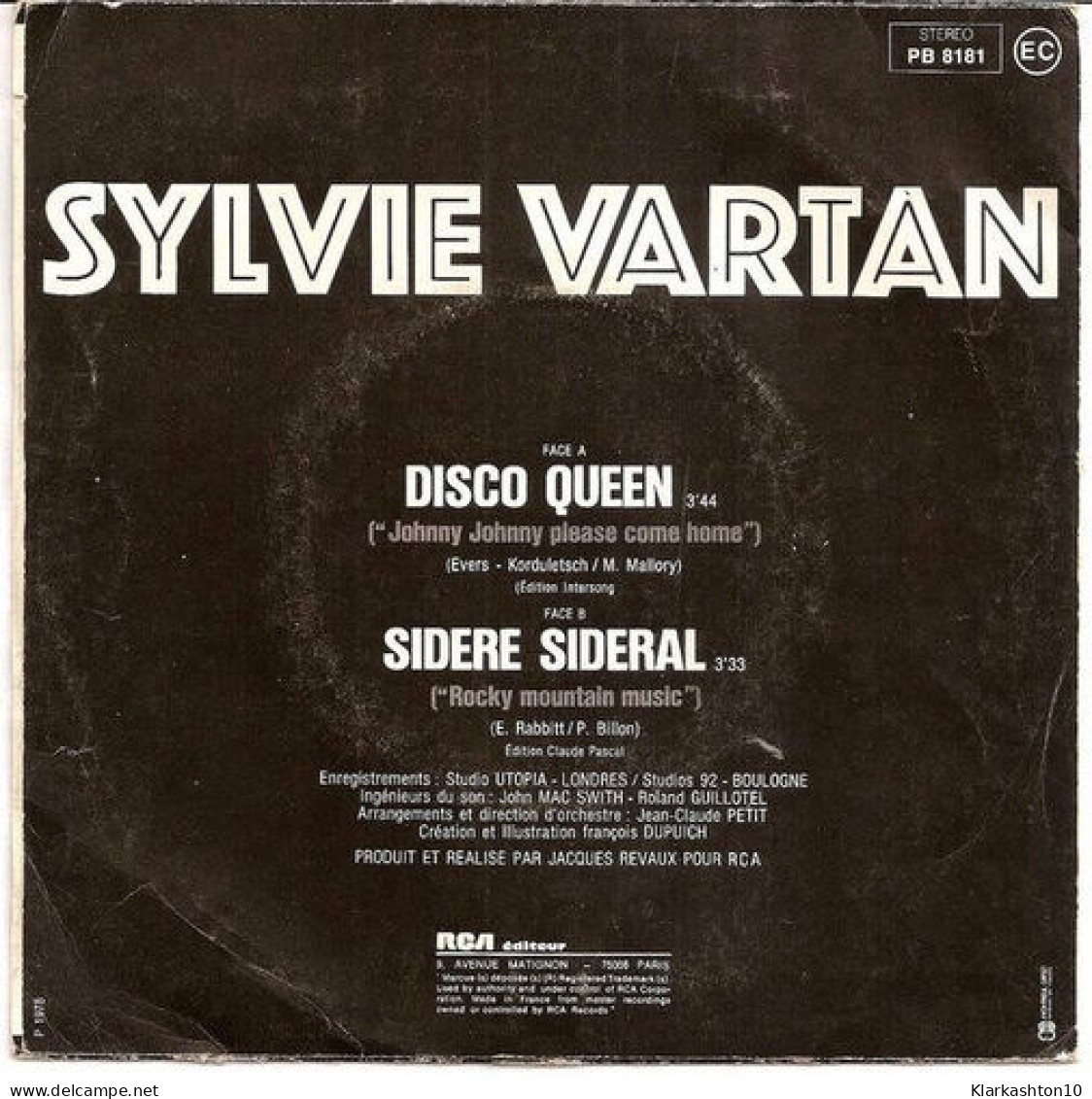 Disco Queen / Sidéré Sidéral - Unclassified