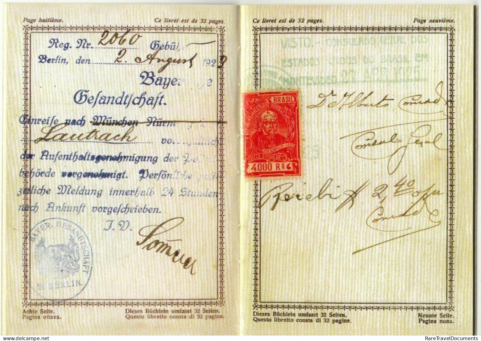 Passport - ALBERT EINSTEIN - Switzerland - Collector's Edition!