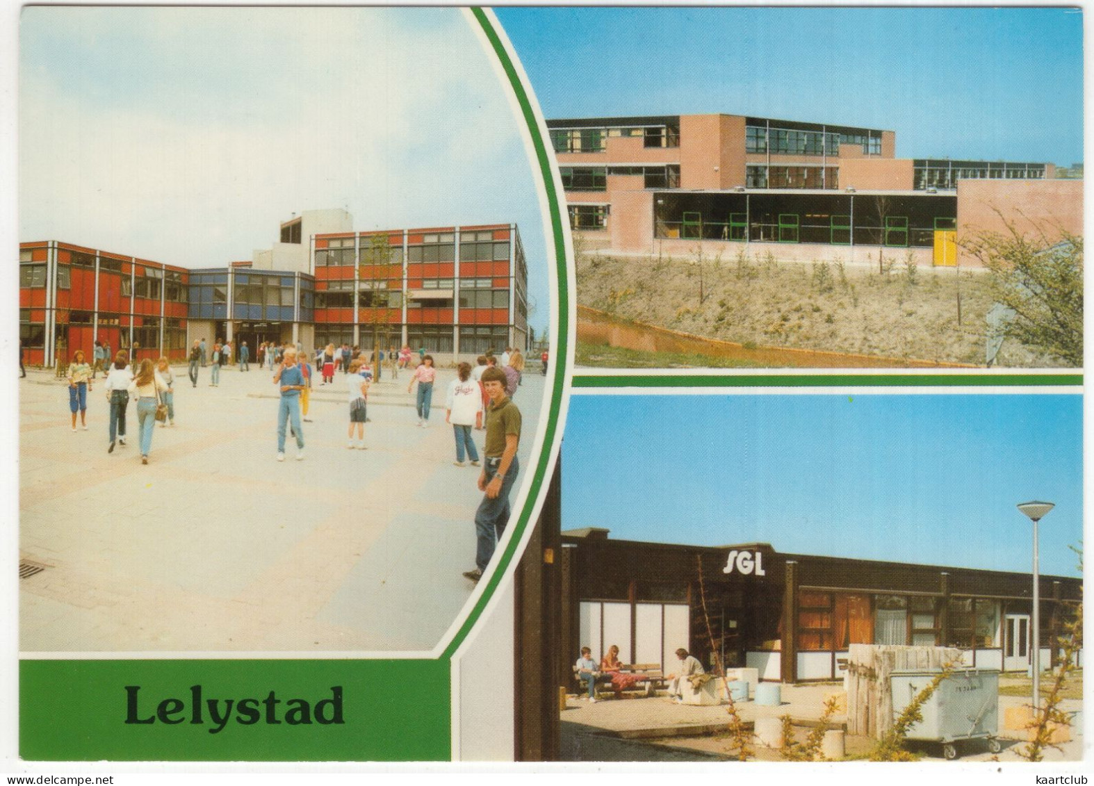 Lelystad - (Nederland/Holland) - School, Schoolplein, 'SGL' - Lelystad