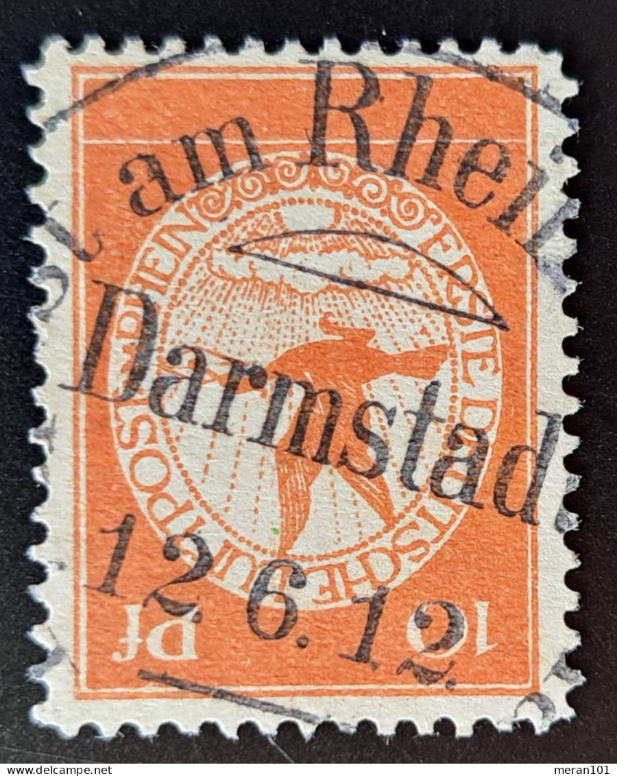 Deutsches Reich Flugpost 1912, Mi I, Gestempelt, Geprüft - Used Stamps