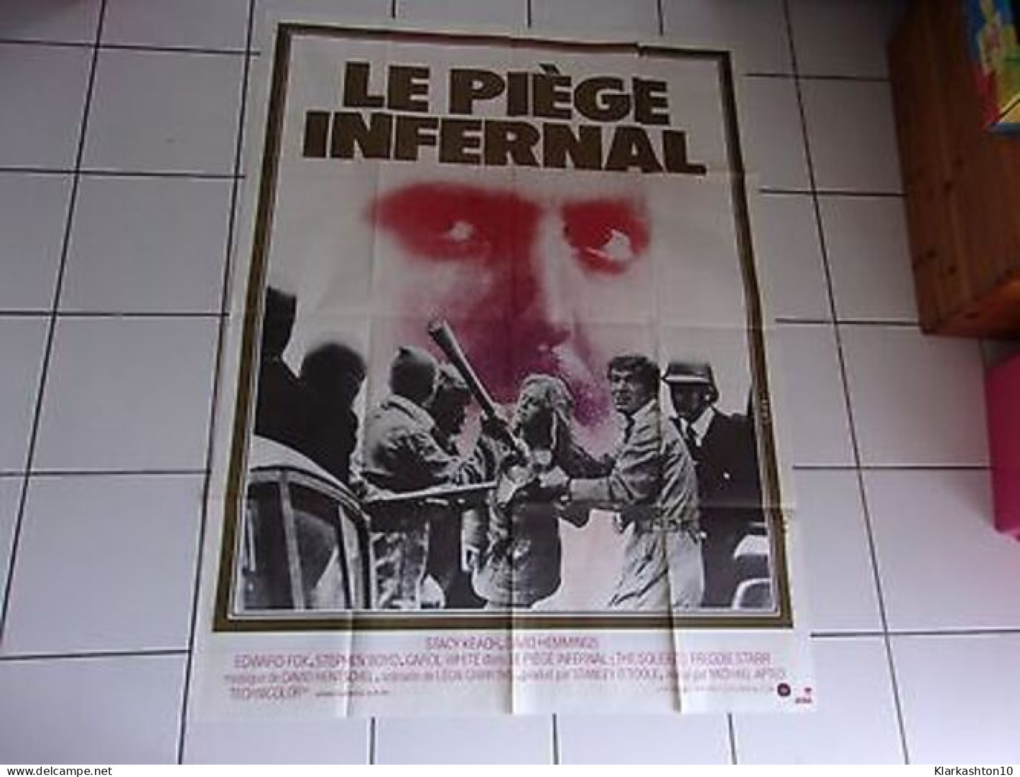 Affiche Originale 120 X 160 Film LE PIEGE INFERNAL De Michael Apted - Posters