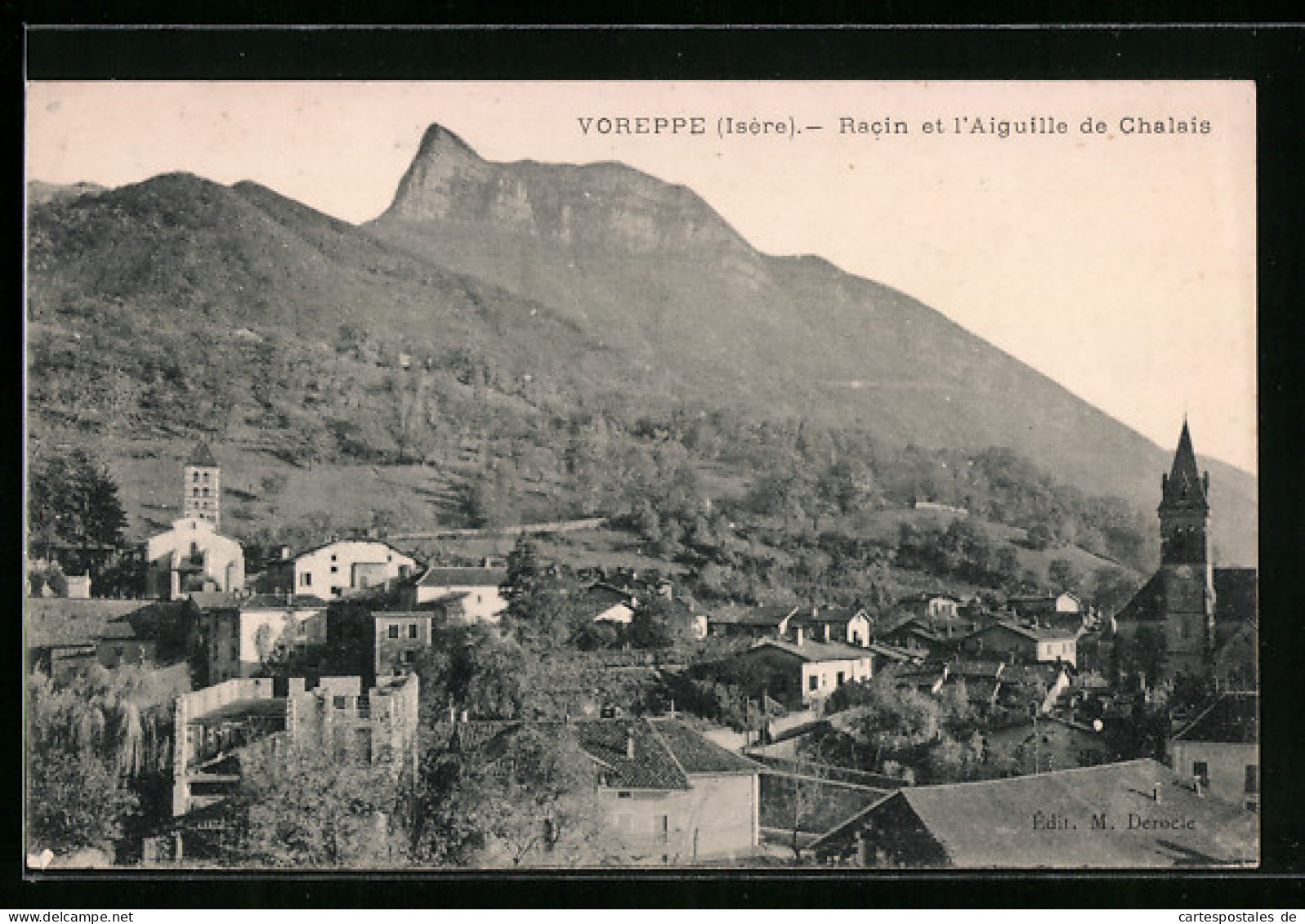 CPA Voreppe, Racin Et L`Aiguille De Chalais  - Voreppe