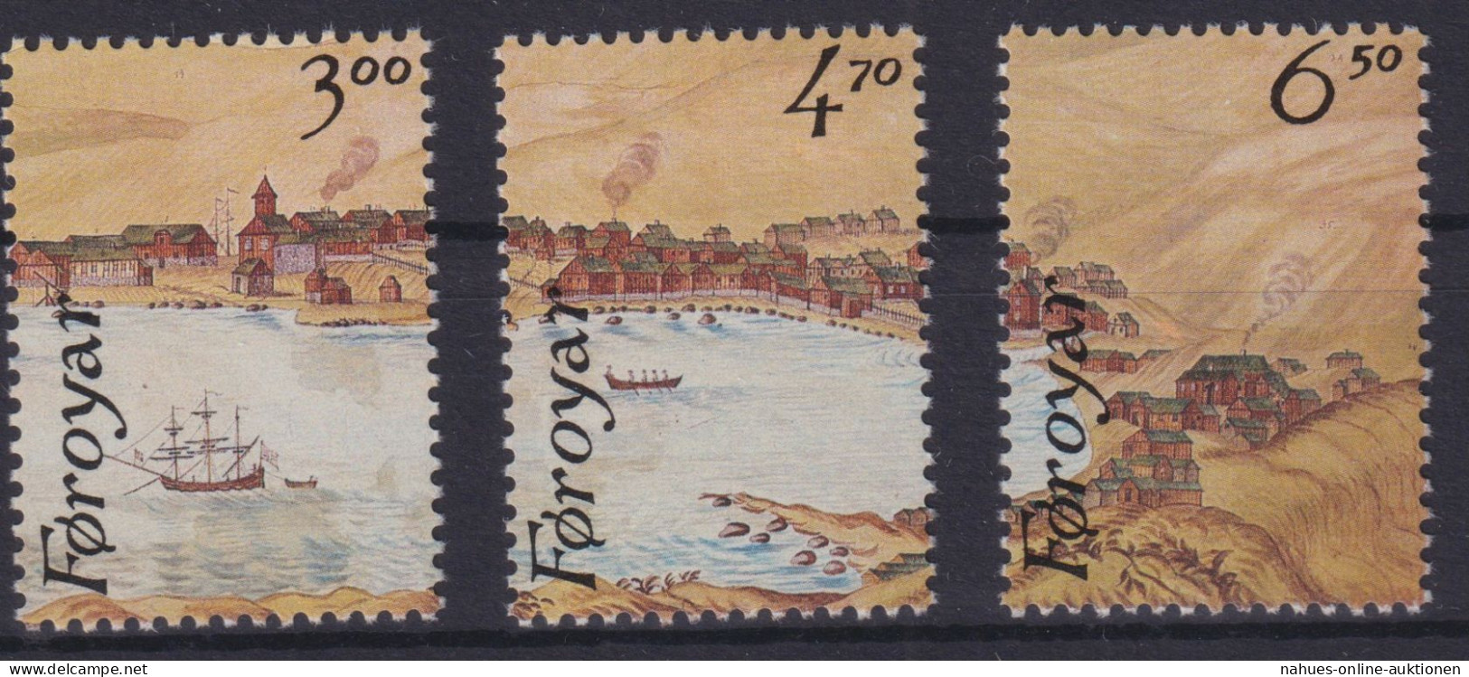 Briefmarken Dänemark Färöer 139-141 Einzelmarken Block 2 Philatelie Luxus 9,00 - Féroé (Iles)