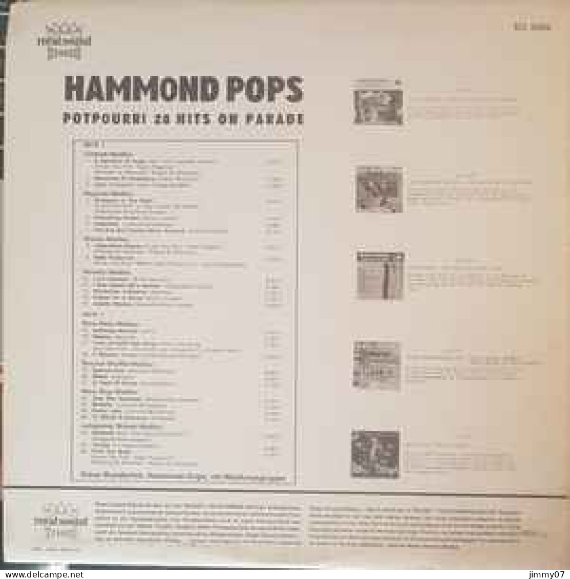 Klaus Wunderlich - Hammond Pops (28 Hits On Parade) (LP, Album) - Disco & Pop