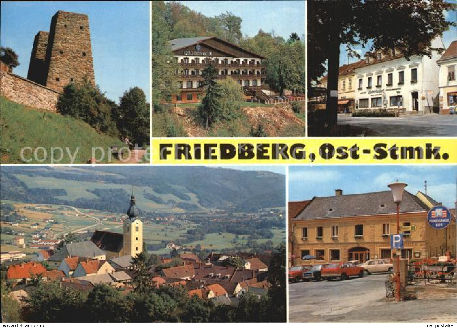 72520368 Friedberg Steiermark Burg Kirche Ortsansichten Friedberg Steiermark - Autres & Non Classés