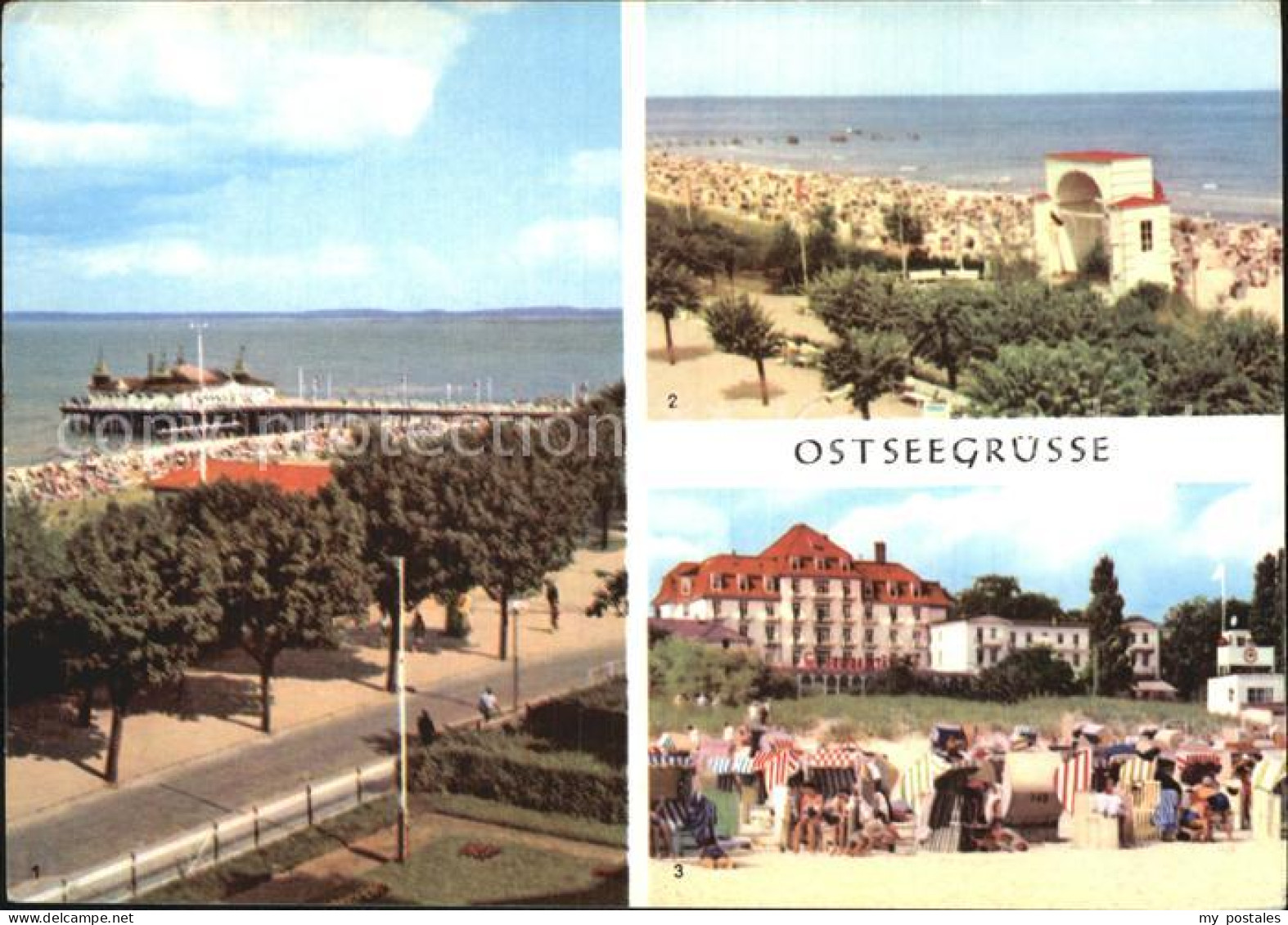 72520319 Ahlbeck Ostseebad Seebruecke Bansin Strand Seebad Bansin - Autres & Non Classés