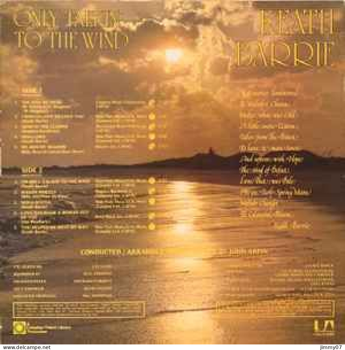 Keath Barrie - Only Talkin' To The Wind (LP, Album) - Disco, Pop