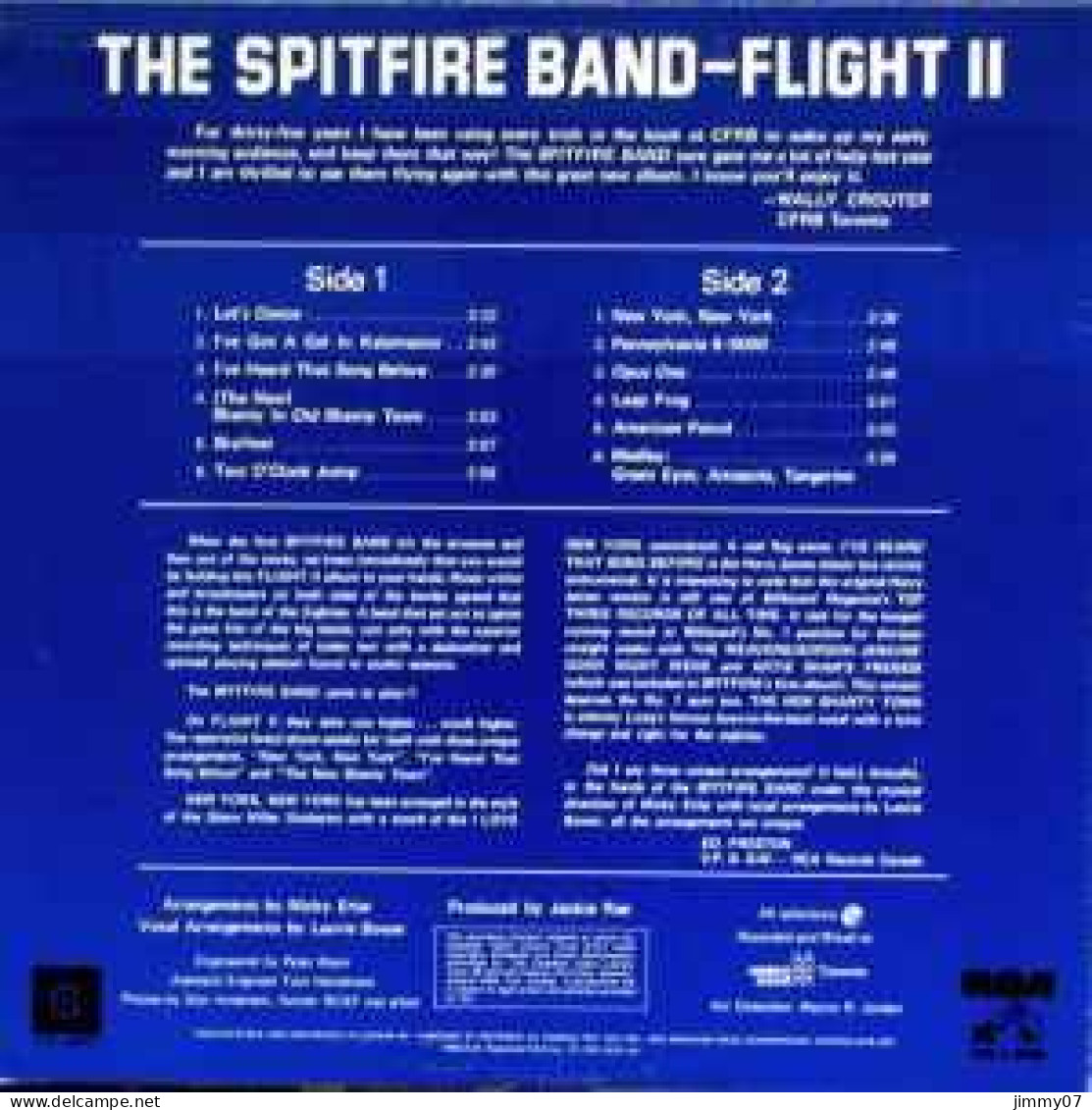 The Spitfire Band - Flight II (LP, Album) - Disco, Pop