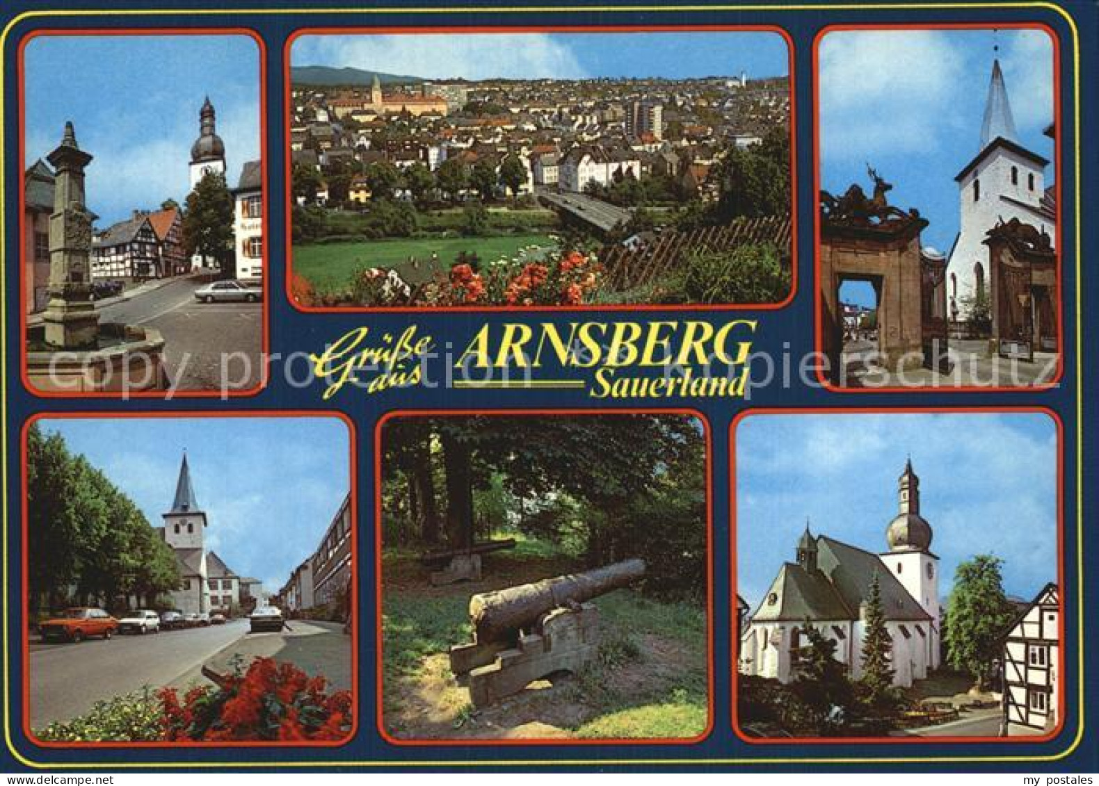 72519856 Arnsberg Westfalen Kirche Ortsansichten Panorama Arnsberg - Arnsberg