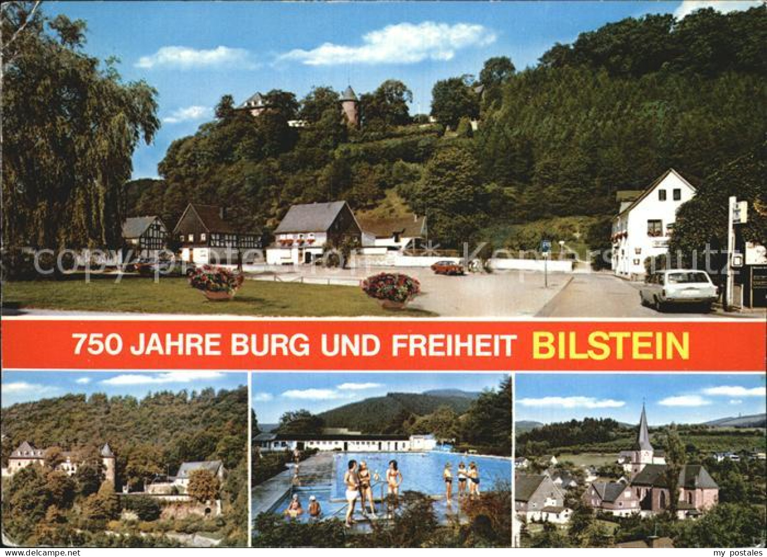 72519801 Bilstein Sauerland Schwimmbad Schloss Kirche Bilstein - Autres & Non Classés