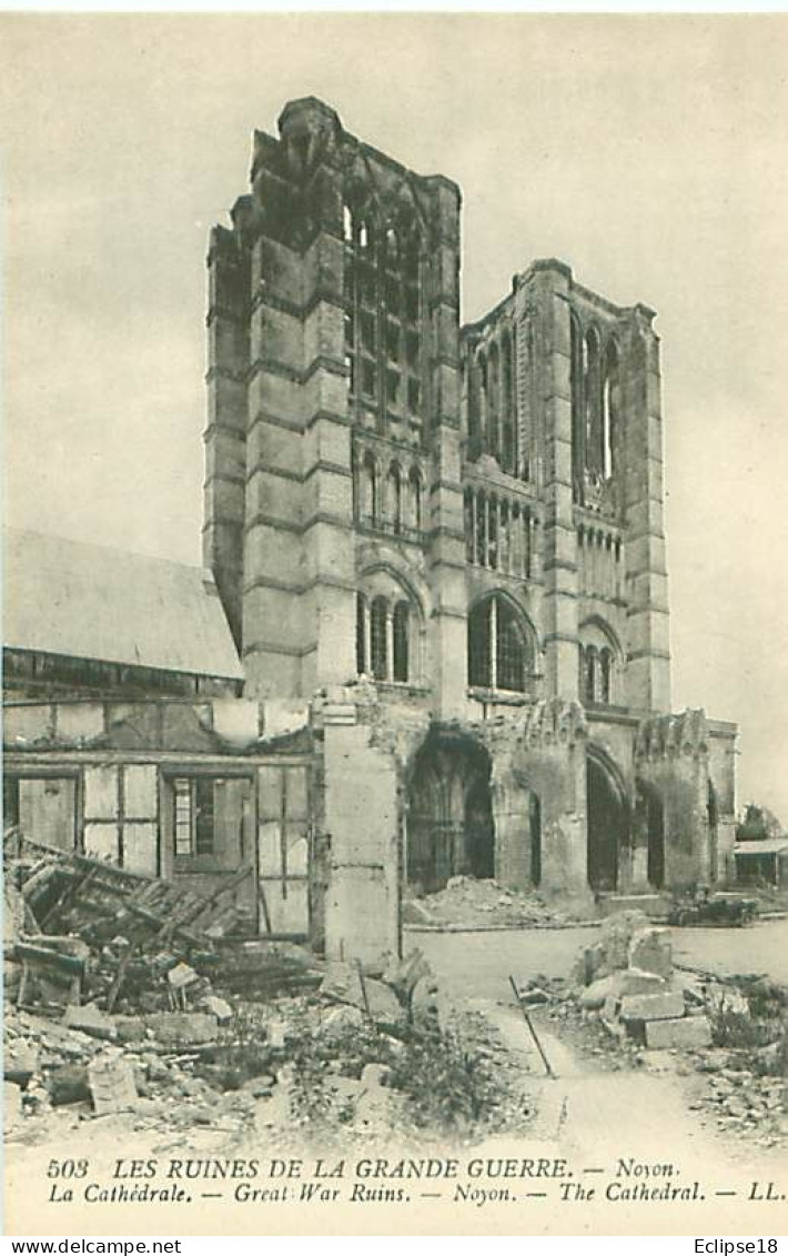 Les Ruines De La Grande Guerre - Noyon  Q 2636 - War 1914-18