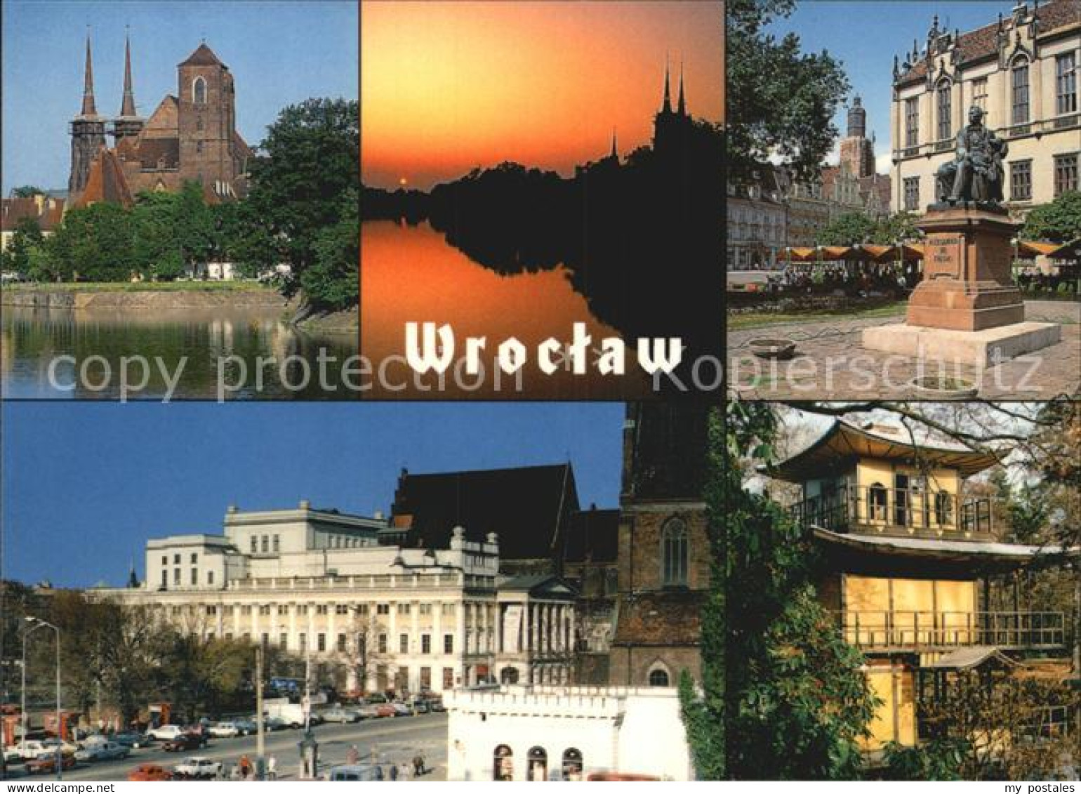 72519744 Wroclaw Kathedrale Opernhaus Japanische Pagode   - Polonia