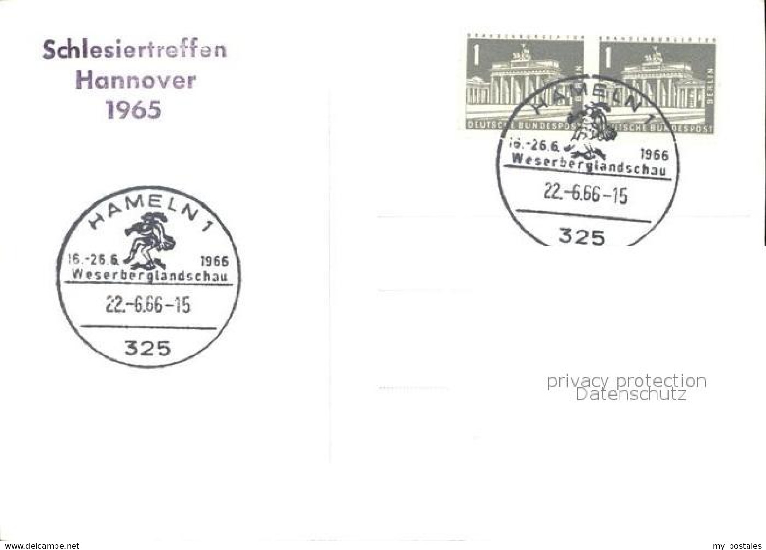 72519739 Breslau Niederschlesien Rathaus Schlesiertreffen 1965  - Poland