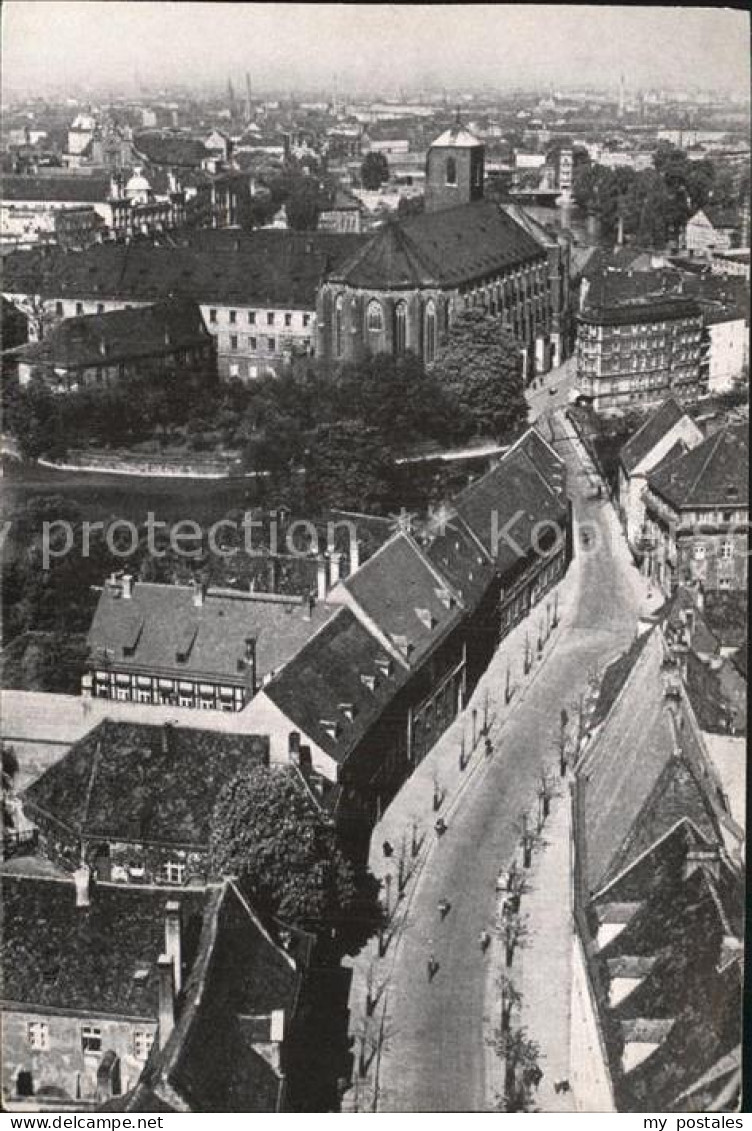 72519738 Breslau Niederschlesien Blick Von Den Domtuermen Zur Sandinsel Und Sand - Poland