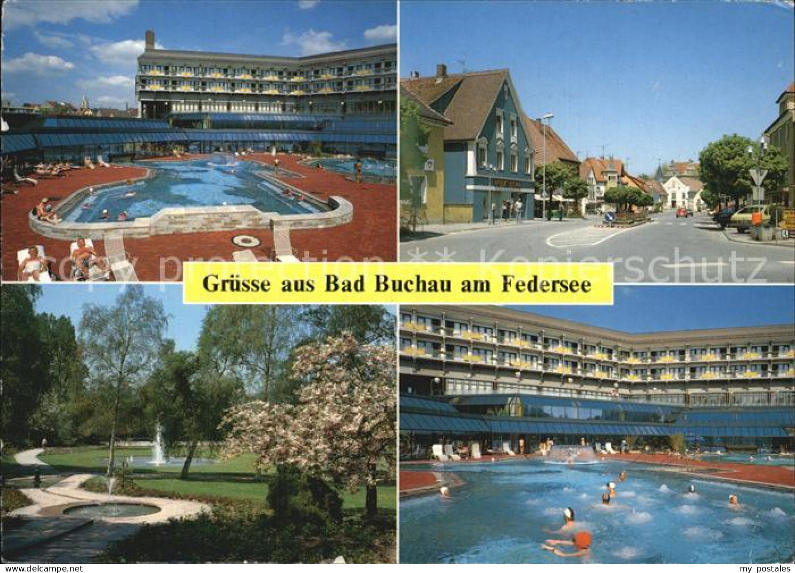 72519641 Bad Buchau Federsee Schwimmbad Hotelanlage Park Bad Buchau - Bad Buchau