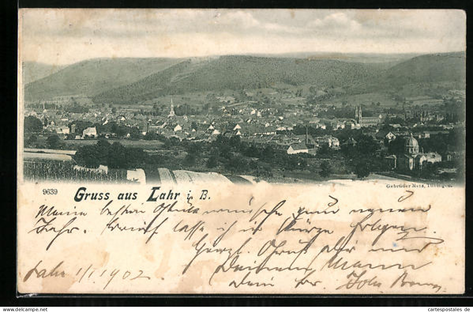 AK Lahr I. B., Panorama  - Lahr