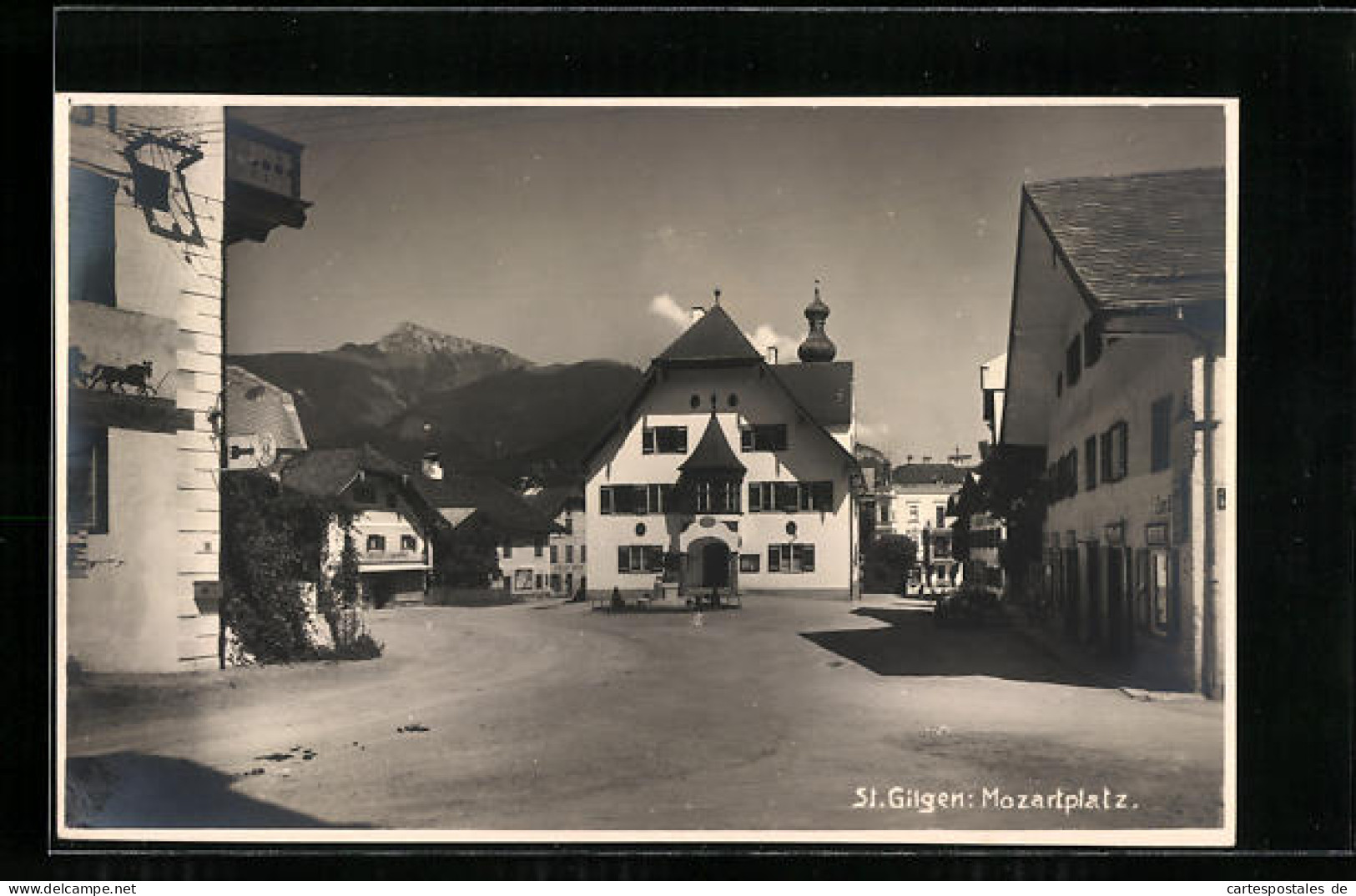 AK Sankt Gilgen, Mozartplatz  - Other & Unclassified