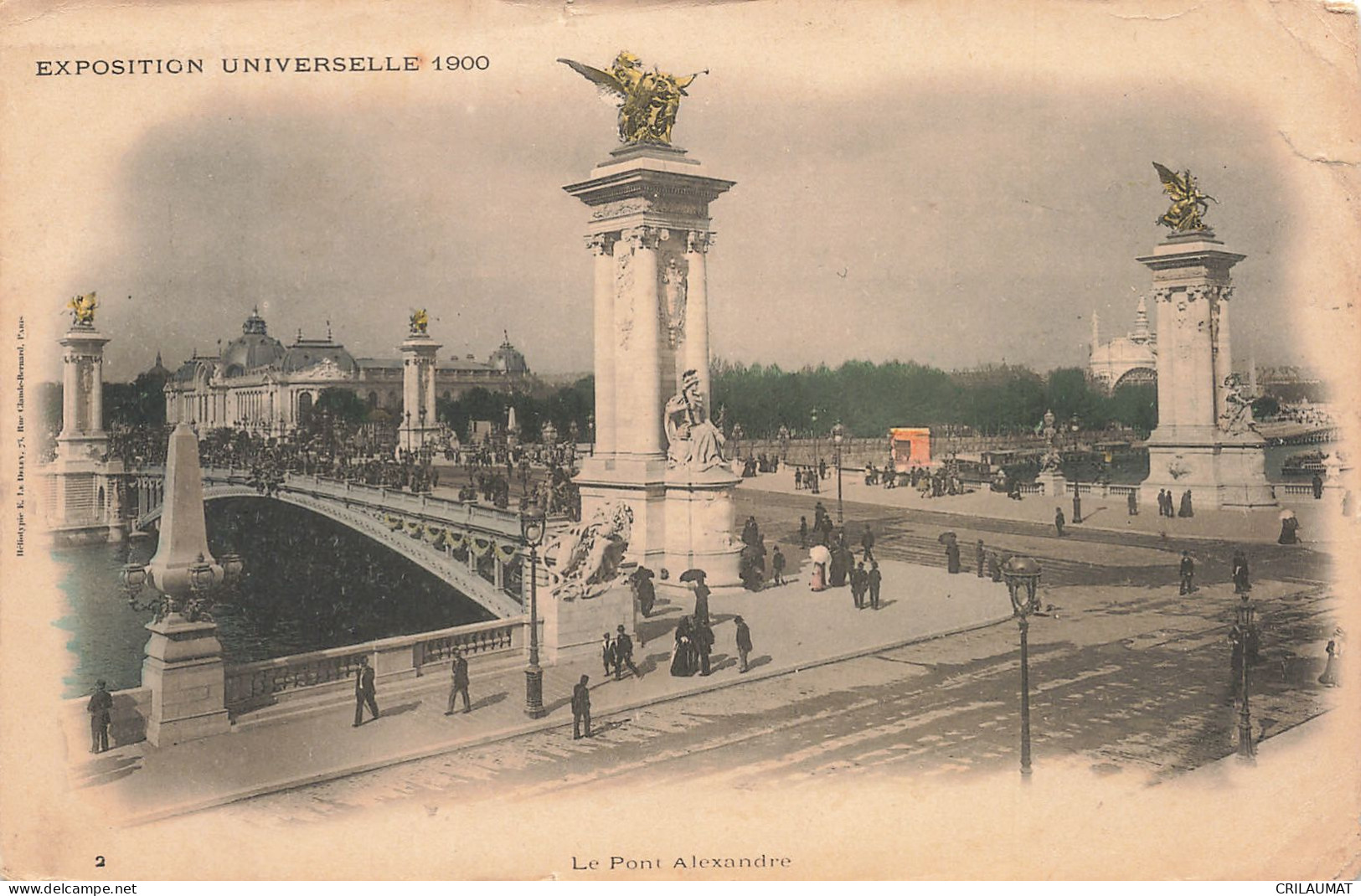 75-PARIS-EXPOSITION UNVERSELLE 1900 LE PONT ALEXANDRE-N°T5308-A/0367 - Ausstellungen