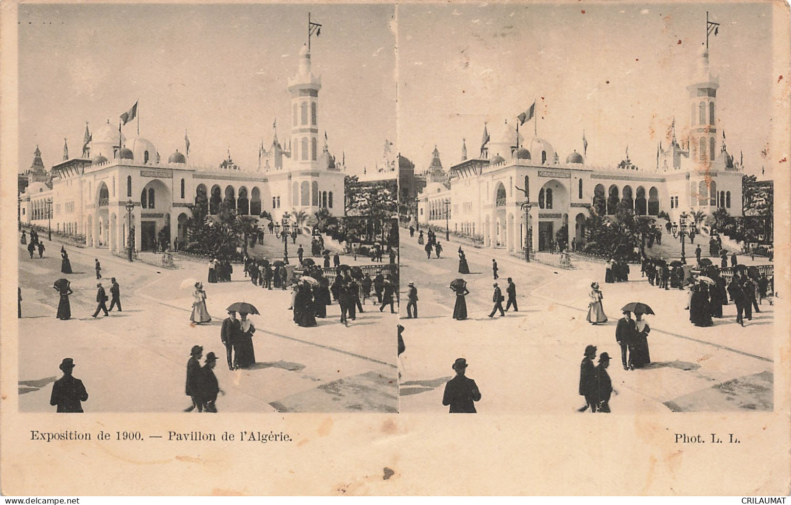 75-PARIS-EXPOSITION DE 1900 PAVILLON DE L ALGERIE-N°T5308-A/0209 - Mostre
