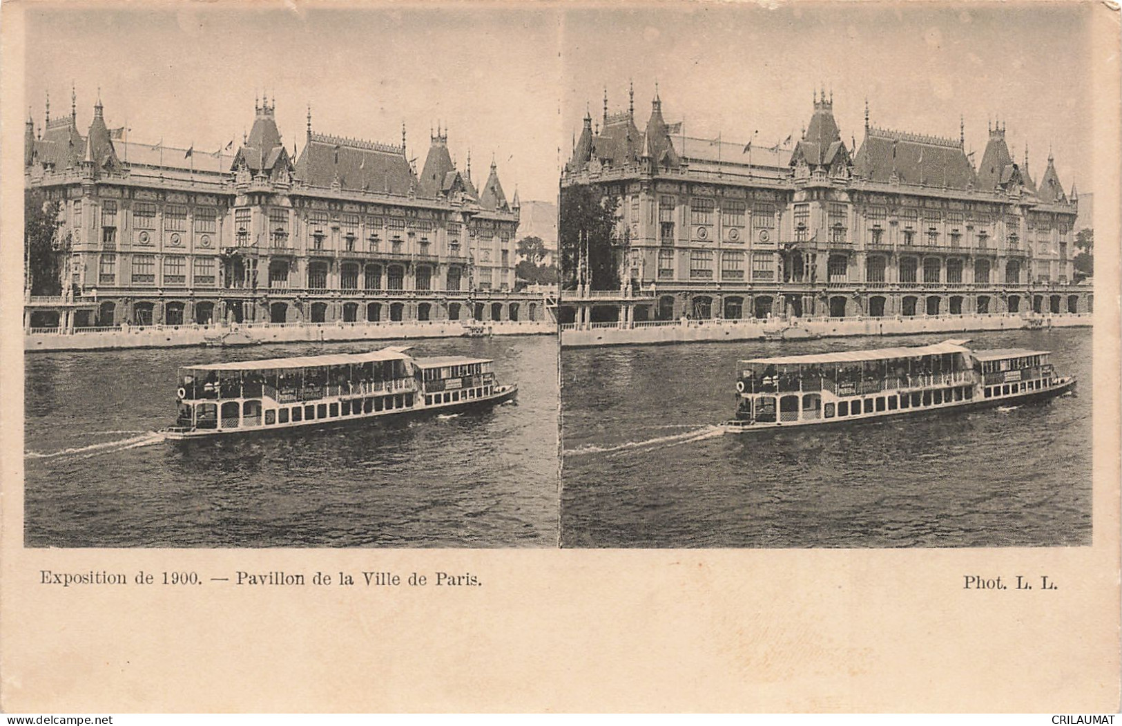 75-PARIS-EXPOSITION DE 1900 PAVILLON DE LA VILLE-N°T5308-A/0203 - Exhibitions