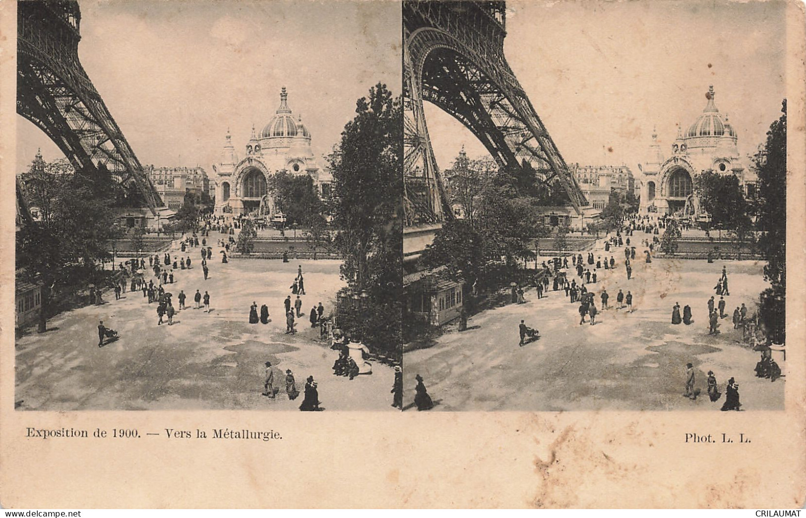 75-PARIS-EXPOSITION DE 1900 VERS LA METALLURGIE-N°T5308-A/0215 - Exhibitions