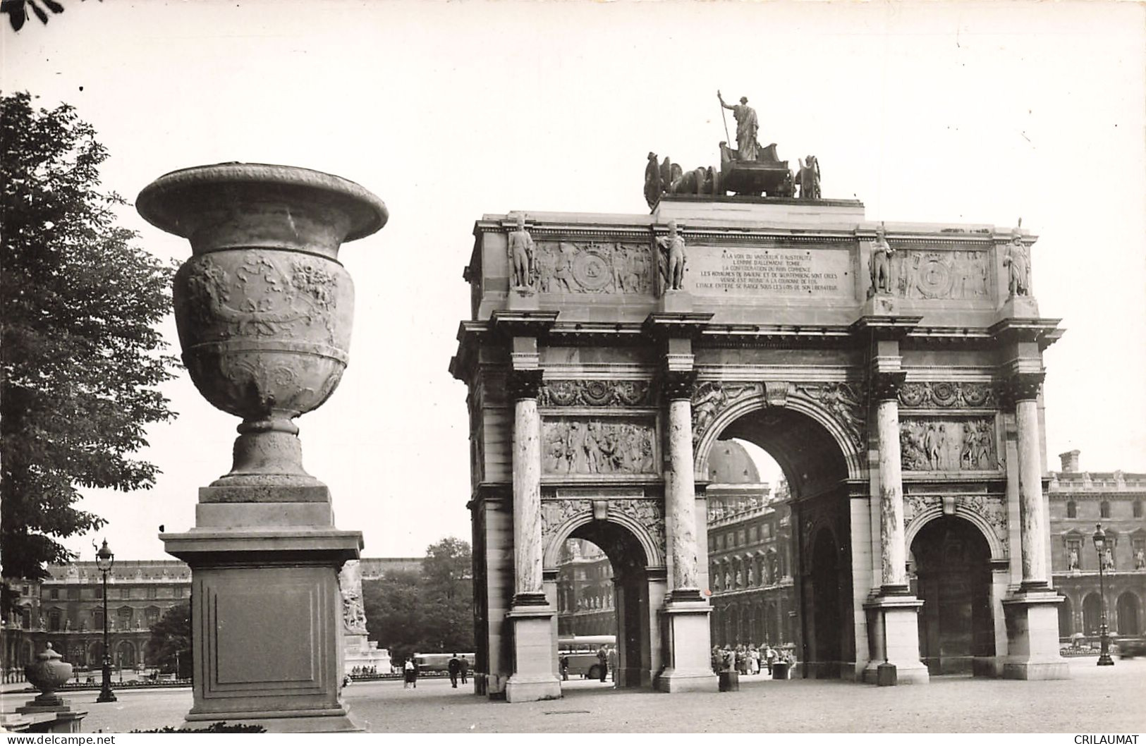 75-PARIS-ARC DE TRIOMPHE DU CARROUSEL-N°T5308-A/0161 - Arc De Triomphe