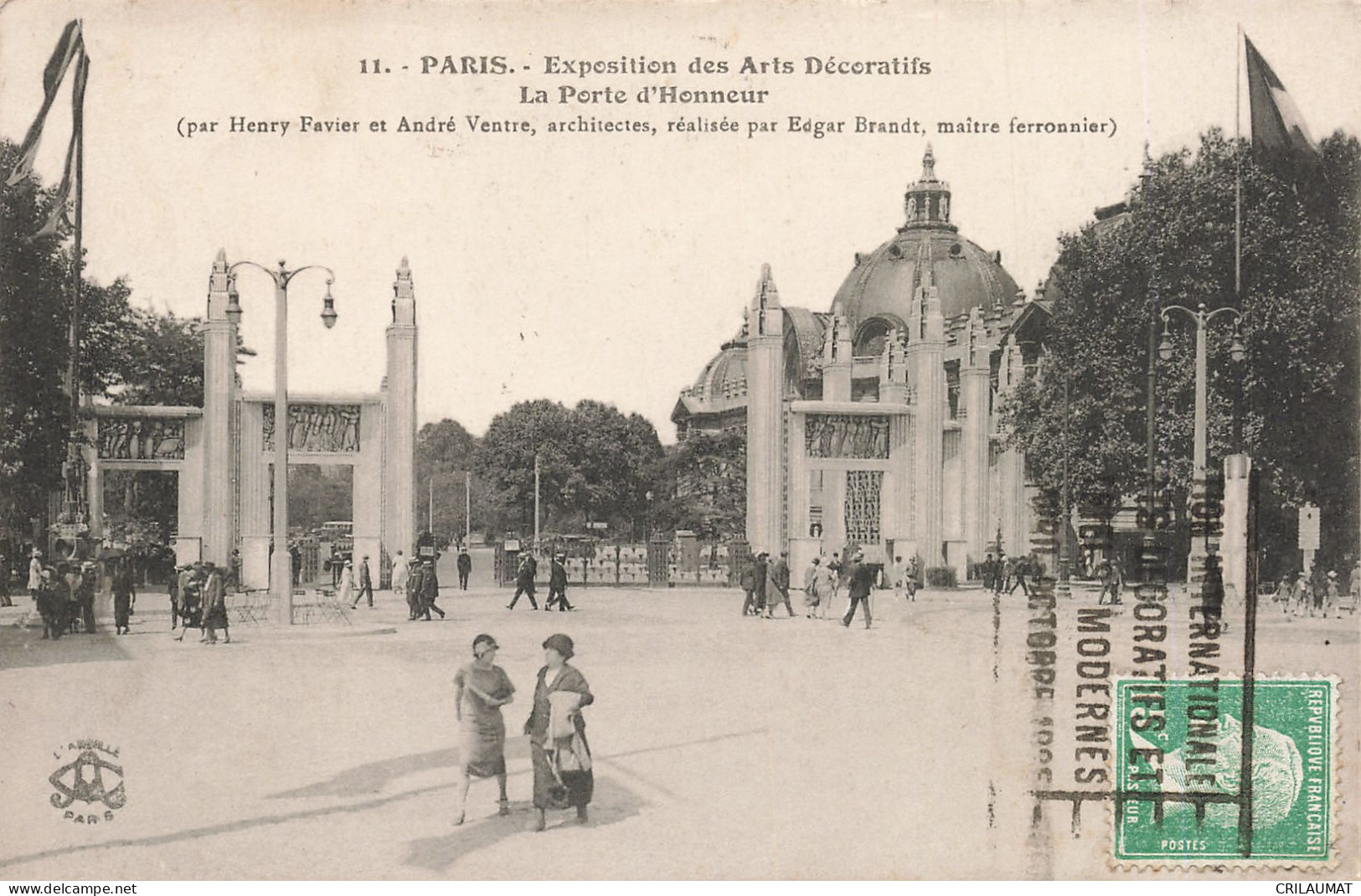 75-PARIS-EXPOSITION DES ARTS DECORATIFS LA PORTE D HONNEUR-N°T5308-A/0039 - Ausstellungen