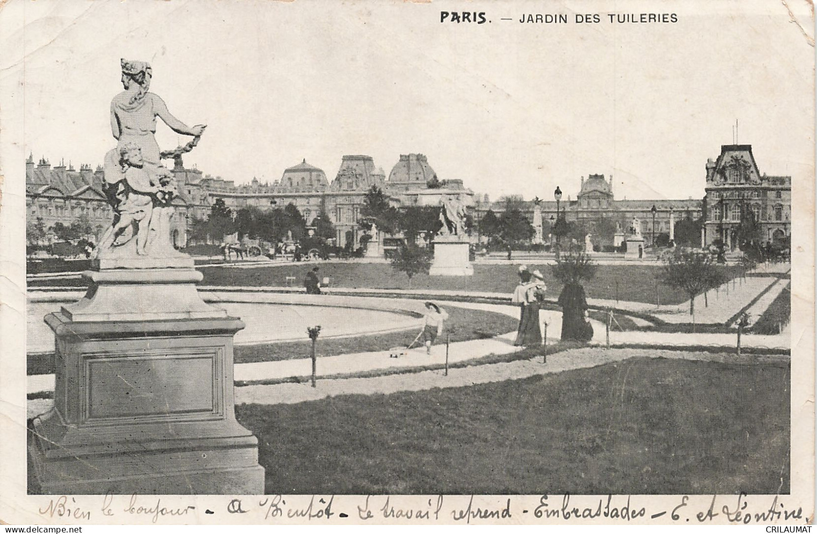 75-PARIS-JARDIN DES TUILERIES-N°T5308-E/0393 - Parcs, Jardins