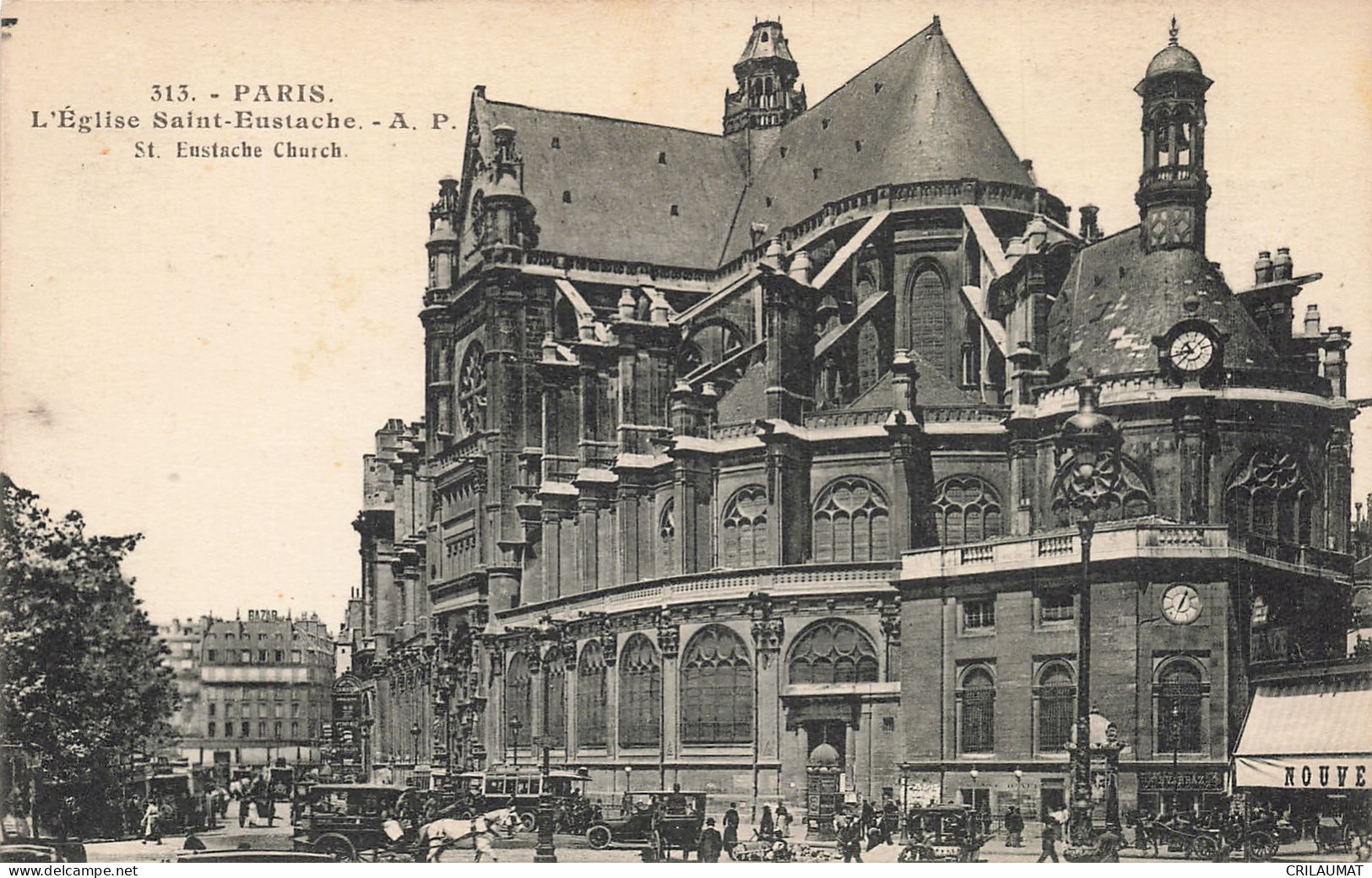 75-PARIS-EGLISE SAINT EUSTACHE-N°T5308-E/0371 - Eglises