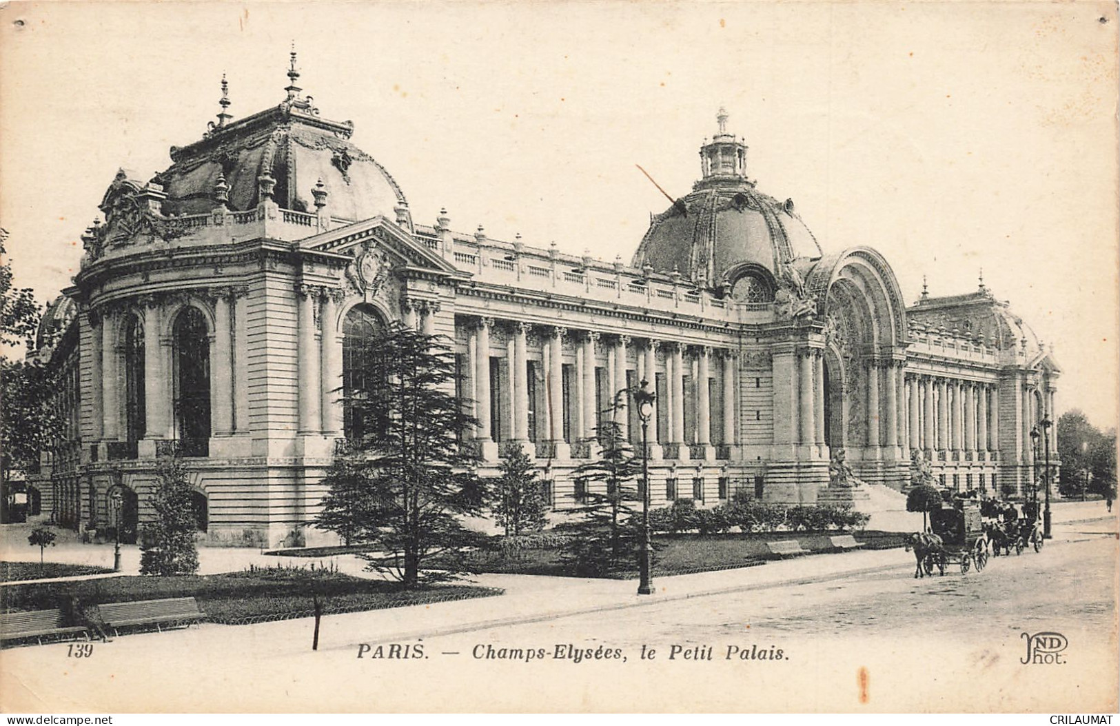 75-PARIS-CHAMPS ELYSEES LE PETIT PALAIS-N°T5308-E/0231 - Champs-Elysées