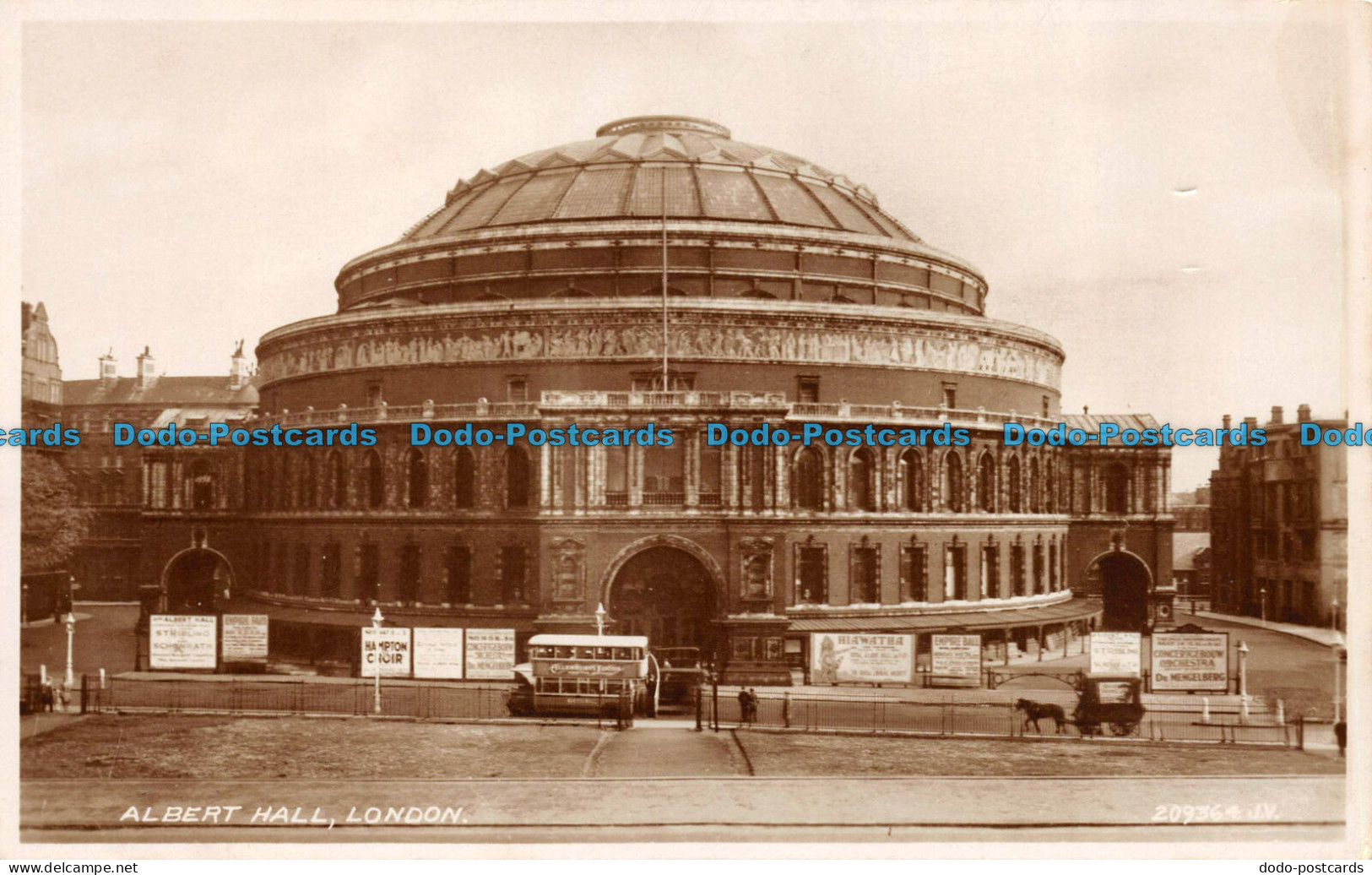 R059859 Albert Hall. London. Valentine RP - Other & Unclassified