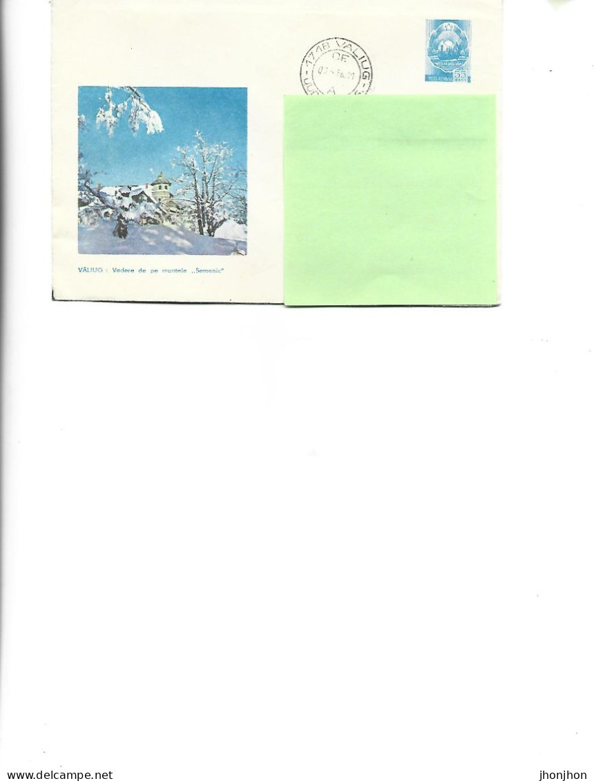 Romania - Postal St.cover Used 1979(35) - Valiug - View From The Mountain "Semenic" - Entiers Postaux