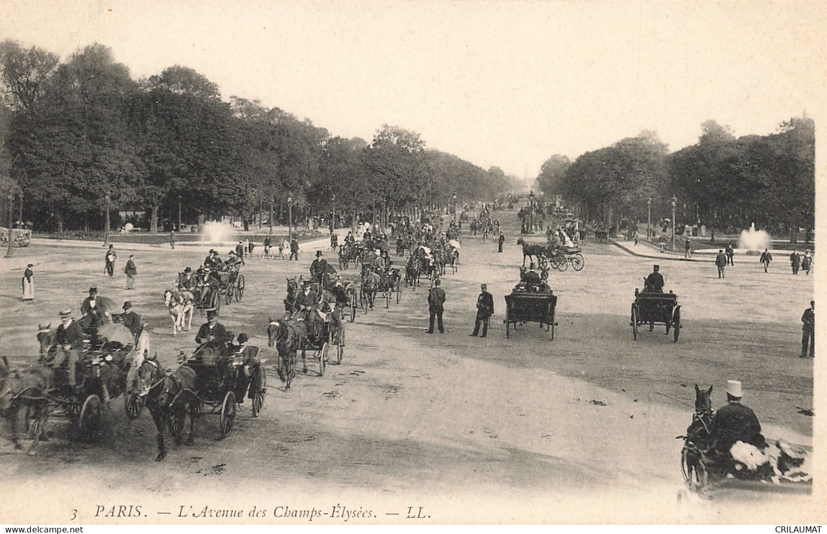 75-PARIS-AVENUE DES CHAMPS ELYSEES-N°T5308-D/0223 - Champs-Elysées